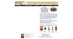 Desktop Screenshot of hardwooddoorandbevel.com