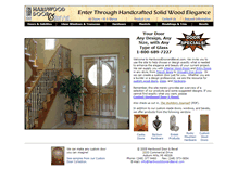 Tablet Screenshot of hardwooddoorandbevel.com